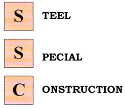 Свідоцтво торговельну марку № 42683 (заявка 2002108947): s s c; steel; special; construction