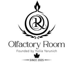 Заявка на торговельну марку № m202511204: since 2025; founded by yuliia yarunich; olfactory room