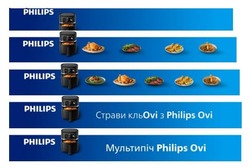 Заявка на торговельну марку № m202417589: мультипіч philips ovi; страви кльovi з philips ovi; страви кльові