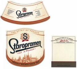 Свідоцтво торговельну марку № 216290 (заявка m201504339): asp; the spirit of prague; est in prague; staropramen premium; proudly brewed since 1869