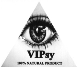 Заявка на торговельну марку № m201930188: vipsy 100% natural product; vip sy