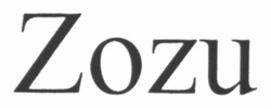 Заявка на торговельну марку № m201203335: zozu