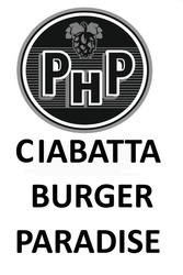 Свідоцтво торговельну марку № 320301 (заявка m202015560): ciabatta burger paradise; php; рнр