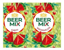Заявка на торговельну марку № m202524389: watermelon; кавун; obolon; міх; beer mix; beermix
