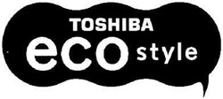 Свідоцтво торговельну марку № 163127 (заявка m201013526): toshiba eco style; есо