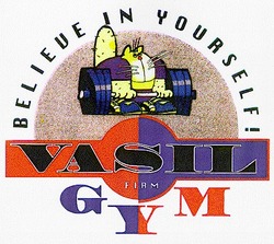 Заявка на торговельну марку № 96020355: believe in yourself; gym; vasil