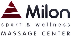 Свідоцтво торговельну марку № 306834 (заявка m201907951): milon sport&wellness massage center; milon sport wellness massage center