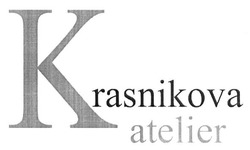 Свідоцтво торговельну марку № 231304 (заявка m201601013): krasnikova atelier