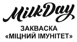 Свідоцтво торговельну марку № 206259 (заявка m201509126): milkday; закваска міцний імунітет