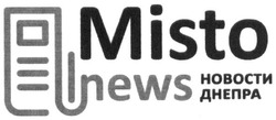 Свідоцтво торговельну марку № 216138 (заявка m201605675): misto news; новости днепра