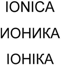 Свідоцтво торговельну марку № 183491 (заявка m201301157): ионика; іоніка; ionica