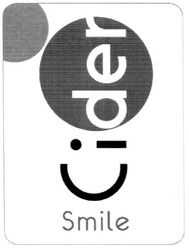 Свідоцтво торговельну марку № 168924 (заявка m201205251): cider; smile