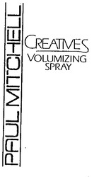Заявка на торговельну марку № 95113074: creatives; paul mitchell; spray; volumizing