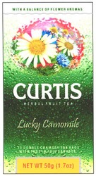 Свідоцтво торговельну марку № 97720 (заявка m200705938): curtis; with a balance of flower aromas; herbal fruit tea; lucky camomile