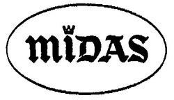 Свідоцтво торговельну марку № 16354 (заявка 95082472): MIDAS