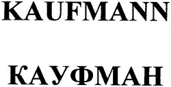 Заявка на торговельну марку № 2003021484: кауфман; kaufmann