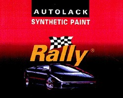 Свідоцтво торговельну марку № 35116 (заявка 99072289): rally; autolack synthetic paint