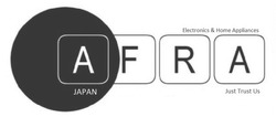 Заявка на торговельну марку № m202211427: electronics & home appliances; just trust us; japan; afra