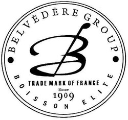 Свідоцтво торговельну марку № 118462 (заявка m200804956): в; belvedere group; trade mark of france; since 1909; boisson elite