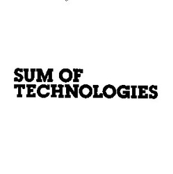Заявка на торговельну марку № 92090065: sum of technologies