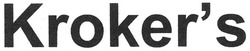 Свідоцтво торговельну марку № 123300 (заявка m200821108): kroker's; krokers