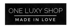 Свідоцтво торговельну марку № 282368 (заявка m201823590): one luxy shop made in love
