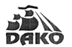 Свідоцтво торговельну марку № 254126 (заявка m201700760): dako; дако