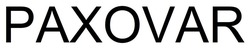 Свідоцтво торговельну марку № 358712 (заявка m202308840): paxovar