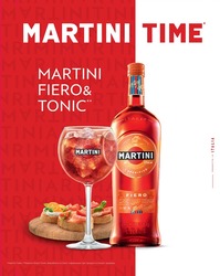 Заявка на торговельну марку № m202403984: мартіні тайм мартіні фієро тонік вироблено в італії інформація про продукт в місцях продажу; prodotto in italia; martini rossi; laperitivo; l'aperitivo; 1863; martini fiero & tonik; martini time