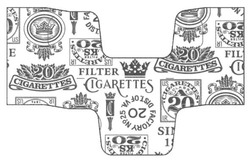 Свідоцтво торговельну марку № 273878 (заявка m201800967): factory № 25 dist.of.af.; factory № 25 dist of af; 20 cigarettes; class a; а; u.s.i.r.; usir; filter ks; с