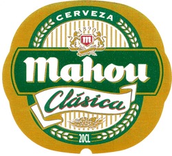 Свідоцтво торговельну марку № 96605 (заявка m200706852): cervesa; mahou; clasica; 20cl; 1890