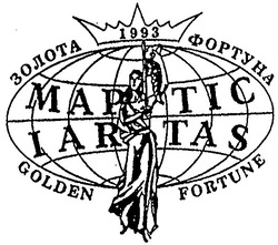 Свідоцтво торговельну марку № 44807 (заявка 2002108431): maptic; iartas; golden fortune; золота фортуна; 1993; мартіс