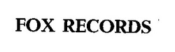 Свідоцтво торговельну марку № 13963 (заявка 95072327): FOX RECORDS; fox; records