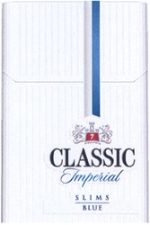 Свідоцтво торговельну марку № 136508 (заявка m200914680): classic imperial slims blue