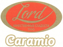 Свідоцтво торговельну марку № 169094 (заявка m201207123): lord; caramio; качественные сладости; 1995