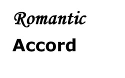 Свідоцтво торговельну марку № 315649 (заявка m202003850): romantic accord