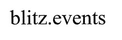 Свідоцтво торговельну марку № 285010 (заявка m201825367): blitz.events; blitz events