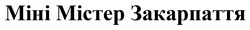 Заявка на торговельну марку № m202523524: міні містер закарпаття