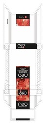 Заявка на торговельну марку № m202215143: neo sticks boost red; designed for glo; a fresh flavour with premium tobacco that changes to berry flavour in one click; designed for glo
