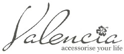 Свідоцтво торговельну марку № 141871 (заявка m201007364): valencia accessorise your life