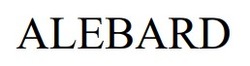 Заявка на торговельну марку № m202603823: аlebard