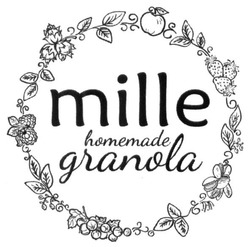 Свідоцтво торговельну марку № 251468 (заявка m201626372): mille homemade granola