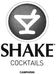 Заявка на торговельну марку № m201301098: shake; cocktails; camparini