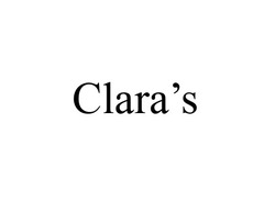 Заявка на торговельну марку № m202513460: claras; clara's