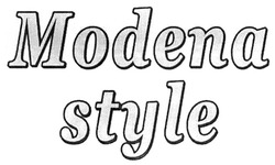Свідоцтво торговельну марку № 293516 (заявка m201903850): modena style