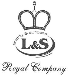 Свідоцтво торговельну марку № 106612 (заявка m200716924): l&s; liberty&success; royal company
