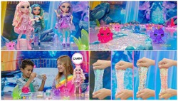 Заявка на торговельну марку № m202519320: зі слаймом; rainbow high