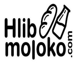 Заявка на торговельну марку № m202300349: hlib moloko.com