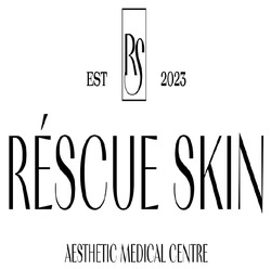 Заявка на торговельну марку № m202507837: aesthetic medical centre; rescue skin; est 2023; rs