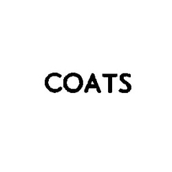 Свідоцтво торговельну марку № 6122 (заявка 93203/SU): coats